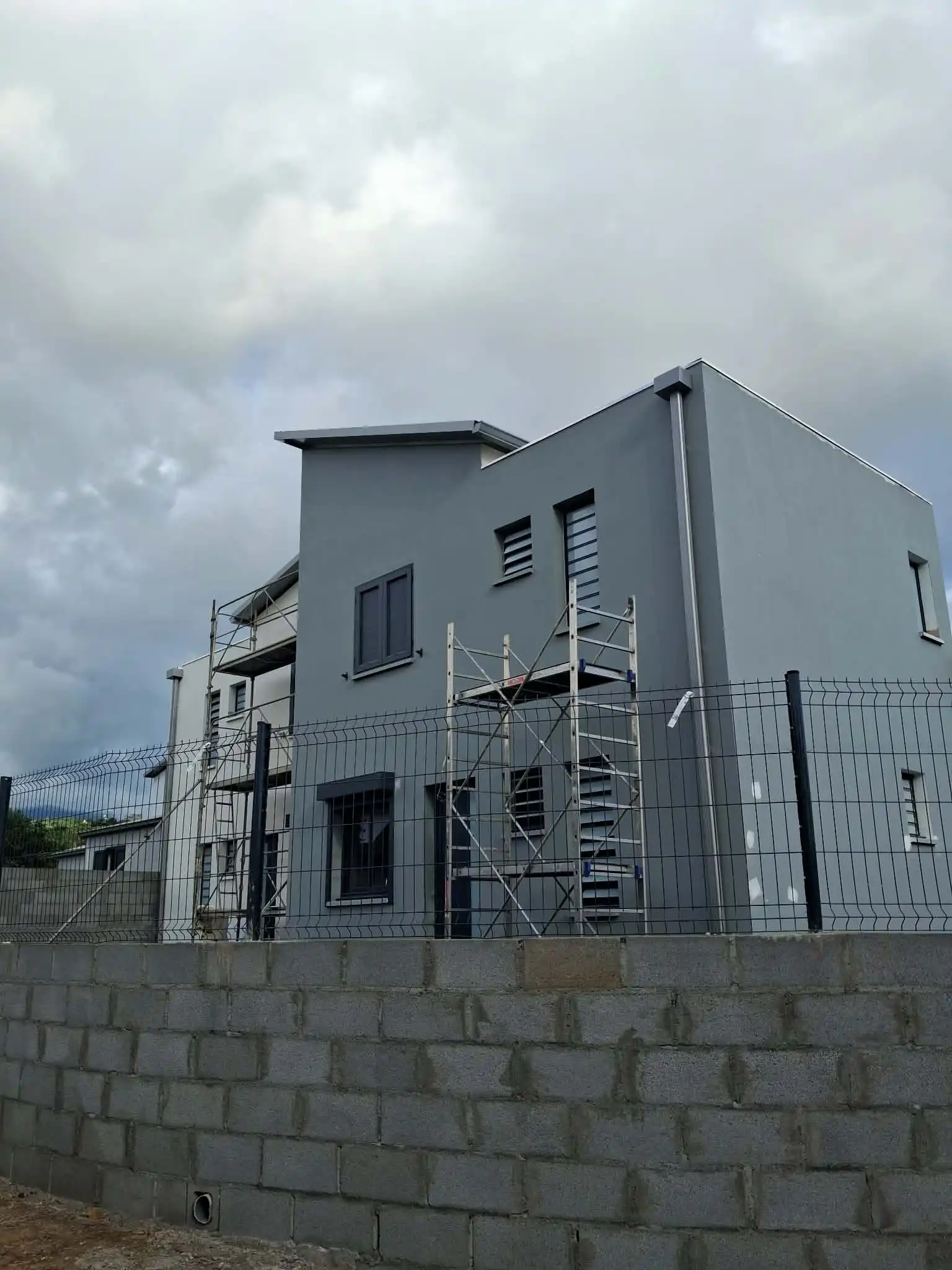 Rénovation de façade - villa ocre